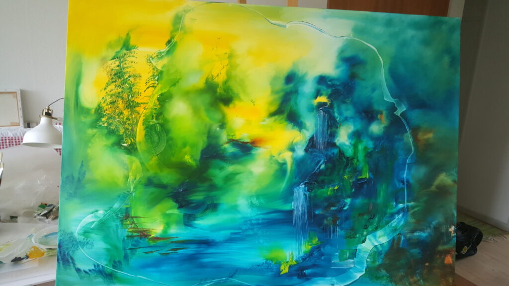 oilpainting-maleri-blå-grønnefarver-aiva.artonline-online-maleundervisning.jacqueline.ostrowski
